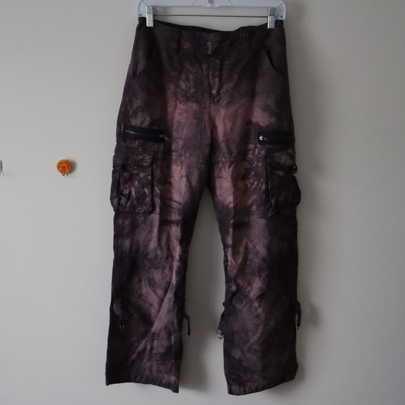 Cargo Pants - Faded Grey & Pink - Picture 8 of 8